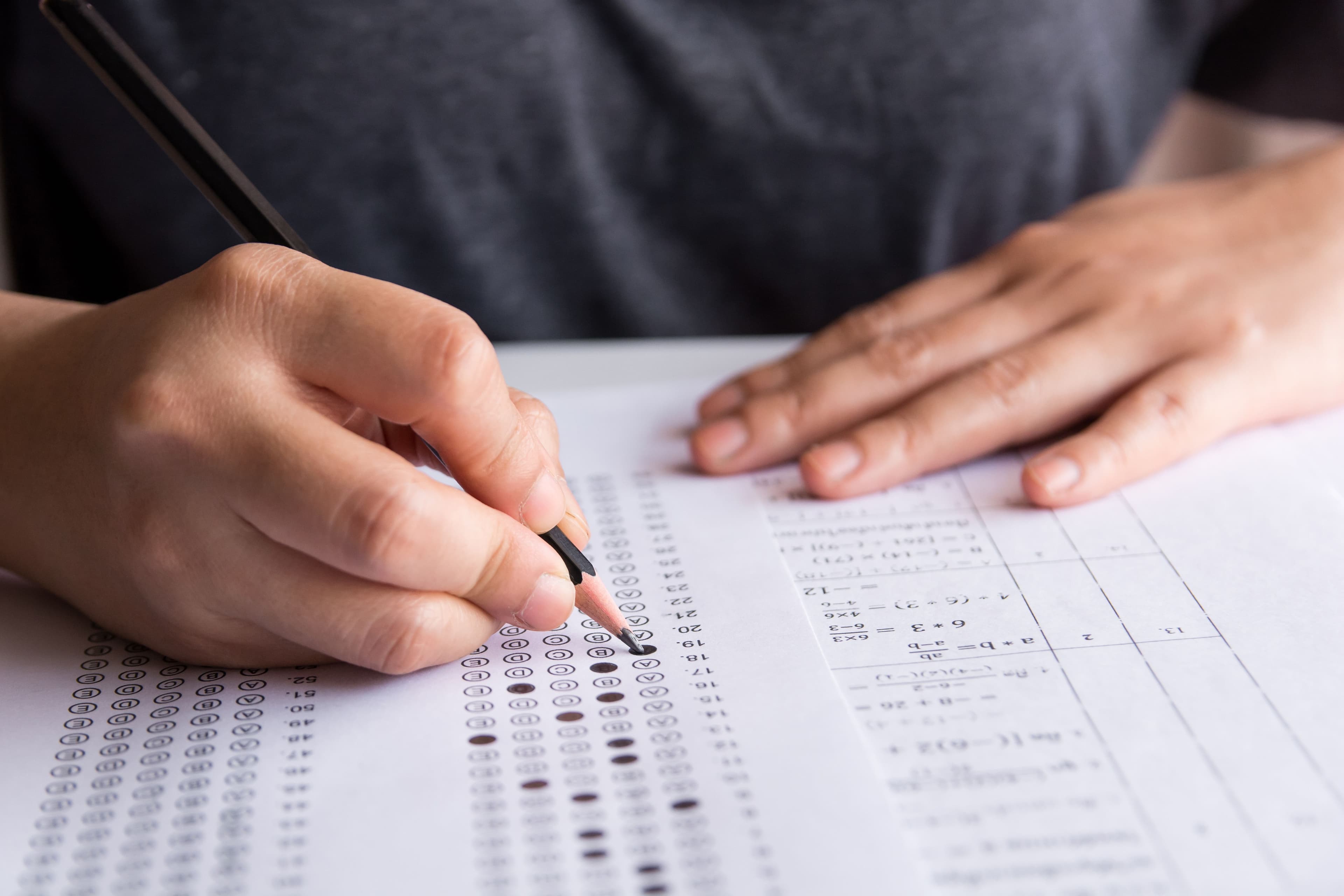 working on MCQs - How To Pass the Social Studies GED Test