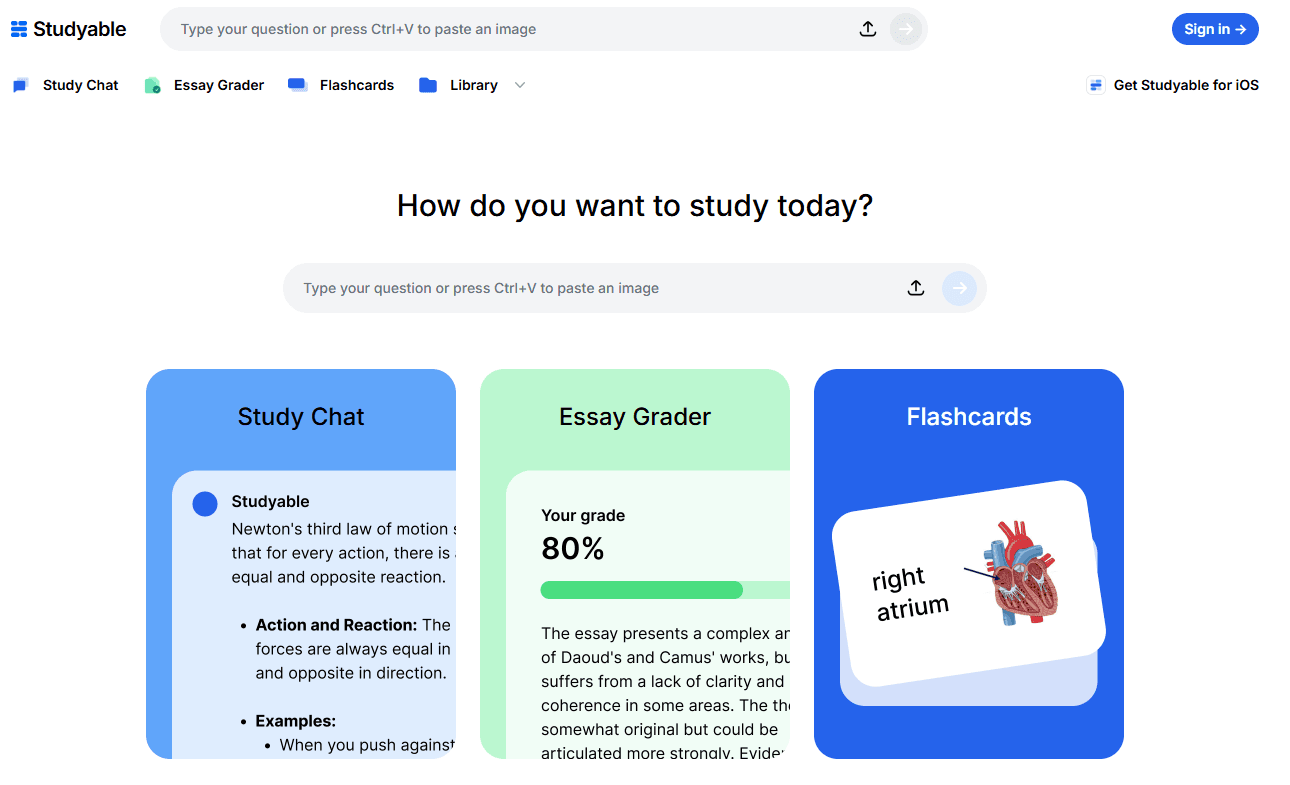 Studyable - Best AI for Homework