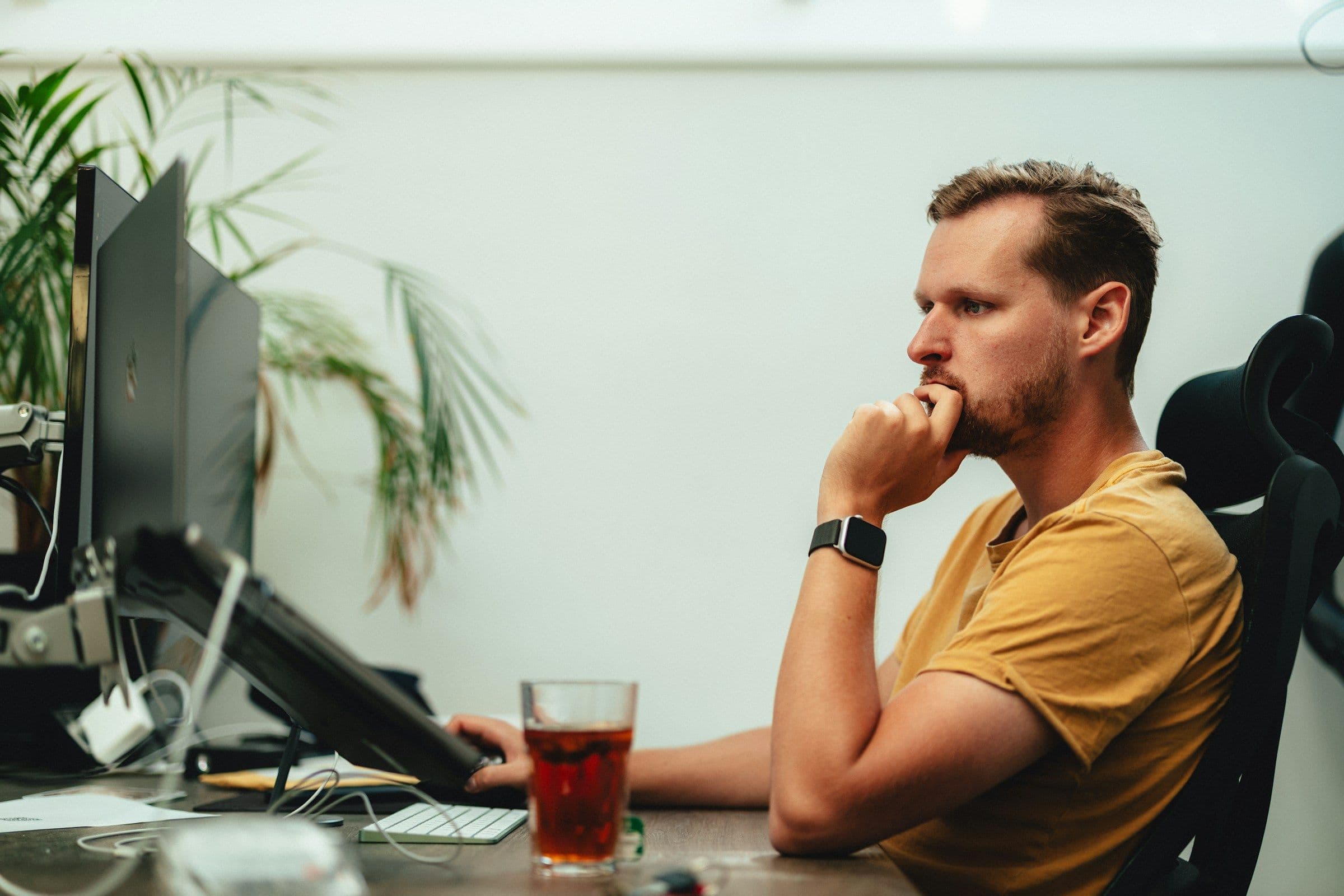 Man Working - Writer.com AI Detector