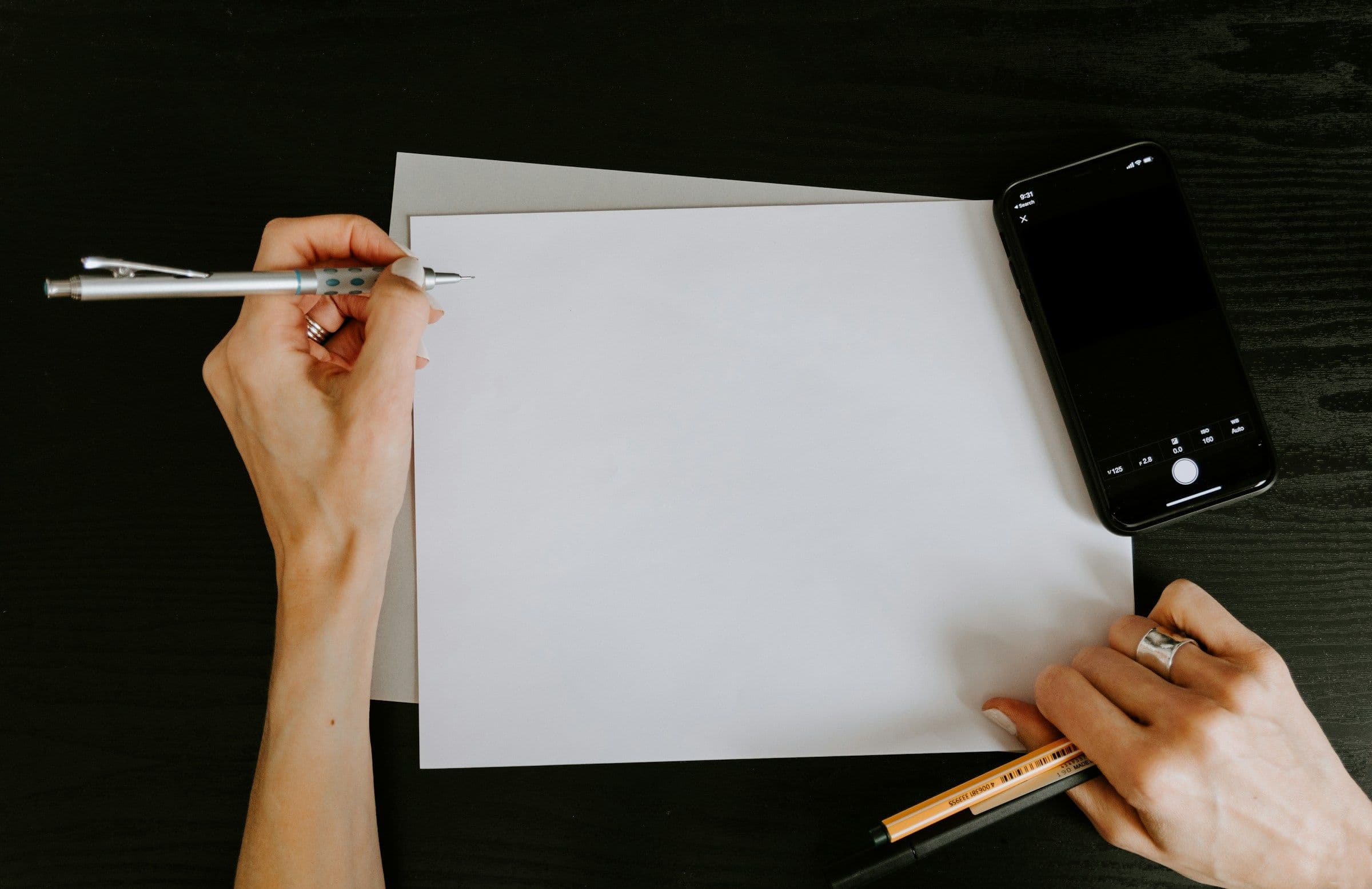 Person Writing - Best AI Flashcard Generator