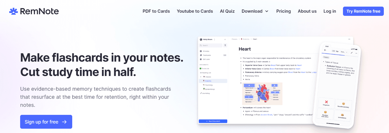 remnote - Chegg Alternatives