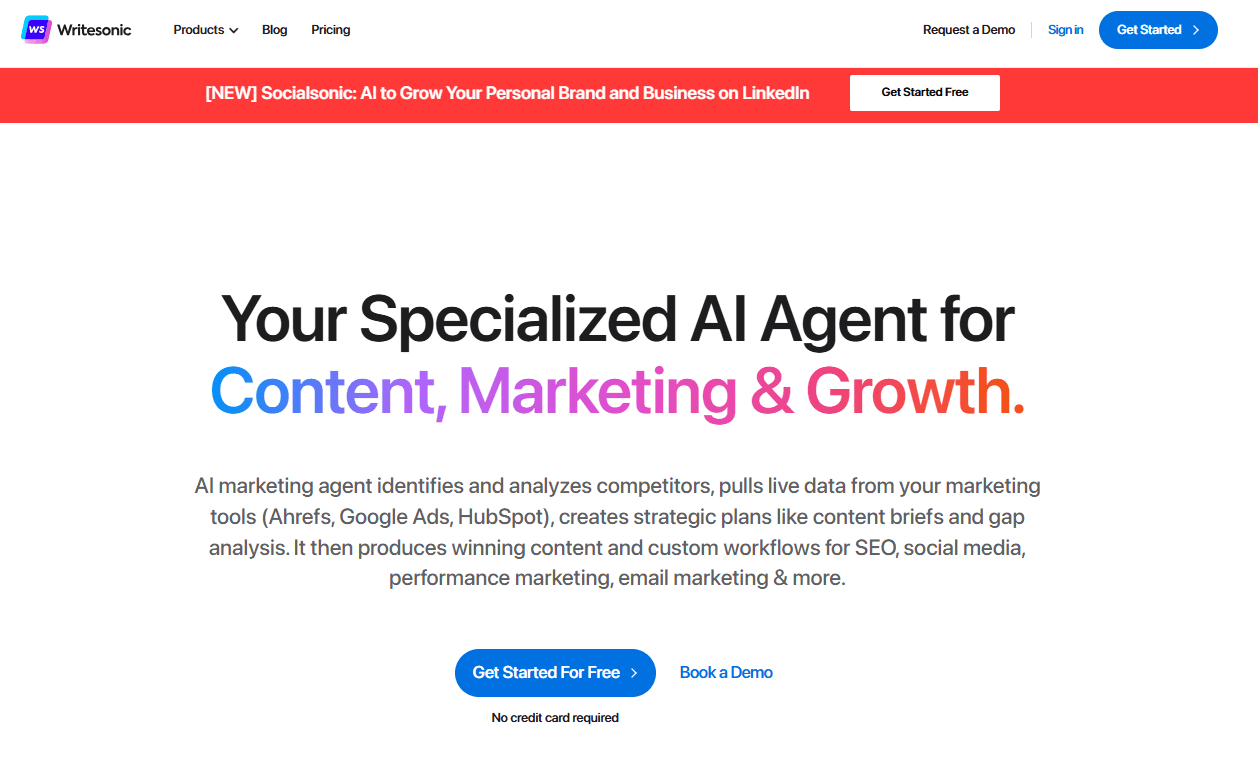 WriteSonic AI - Best AI for Homework