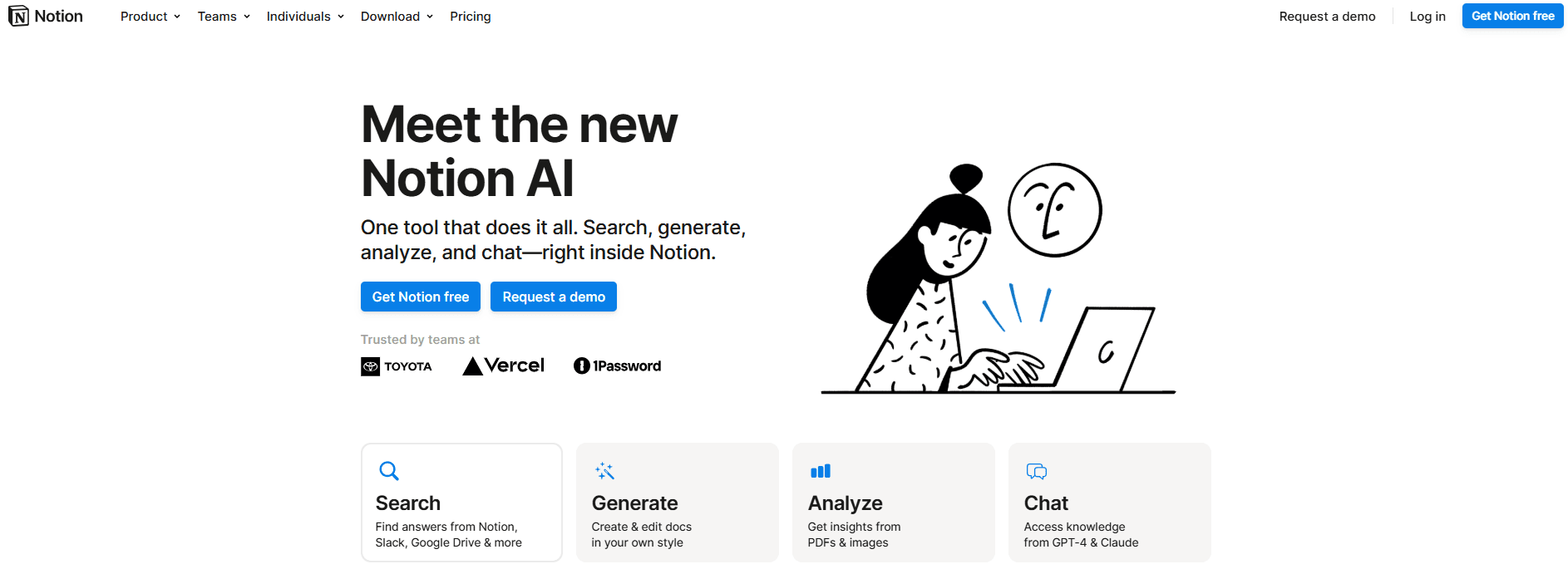 Notion - Best AI for Homework
